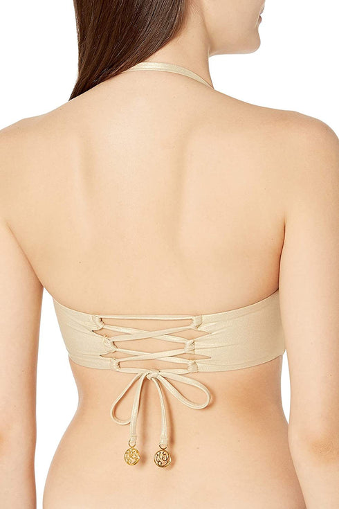 Luli Fama Warrior Spirit Cut Out Underwire Top
